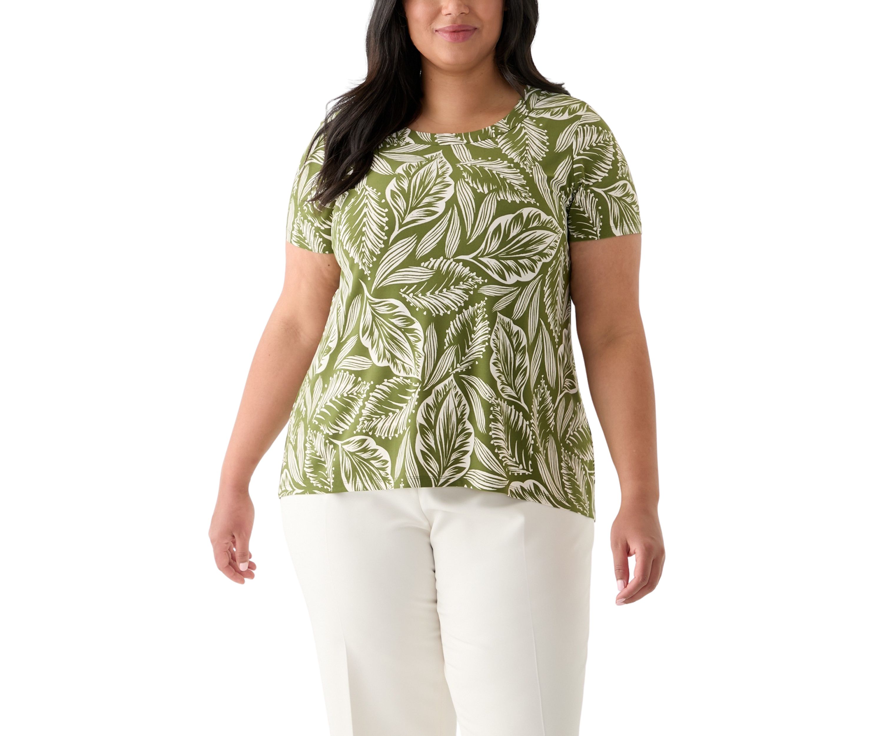 Plus Size Sharkbite Tunic