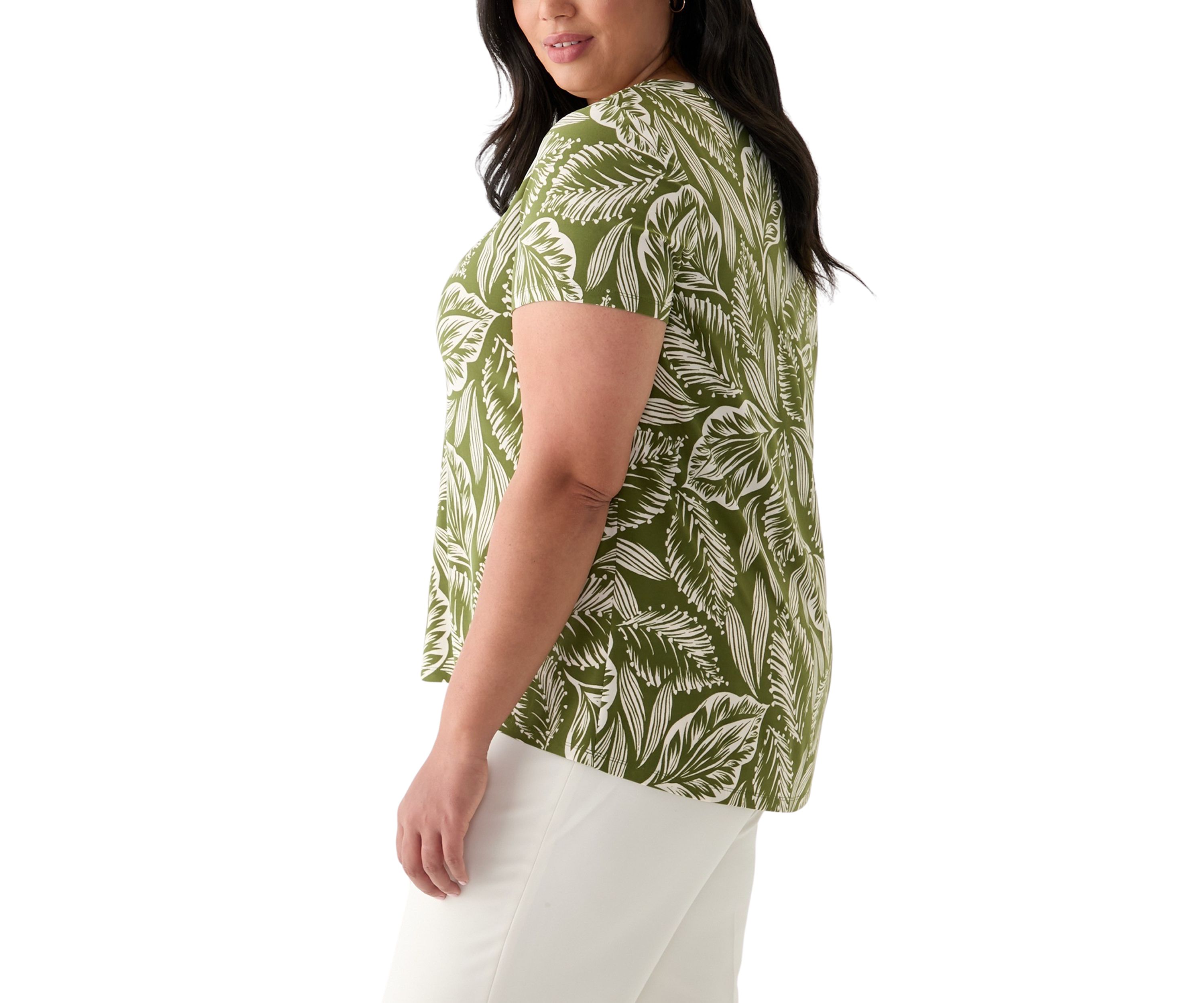 Plus Size Sharkbite Tunic