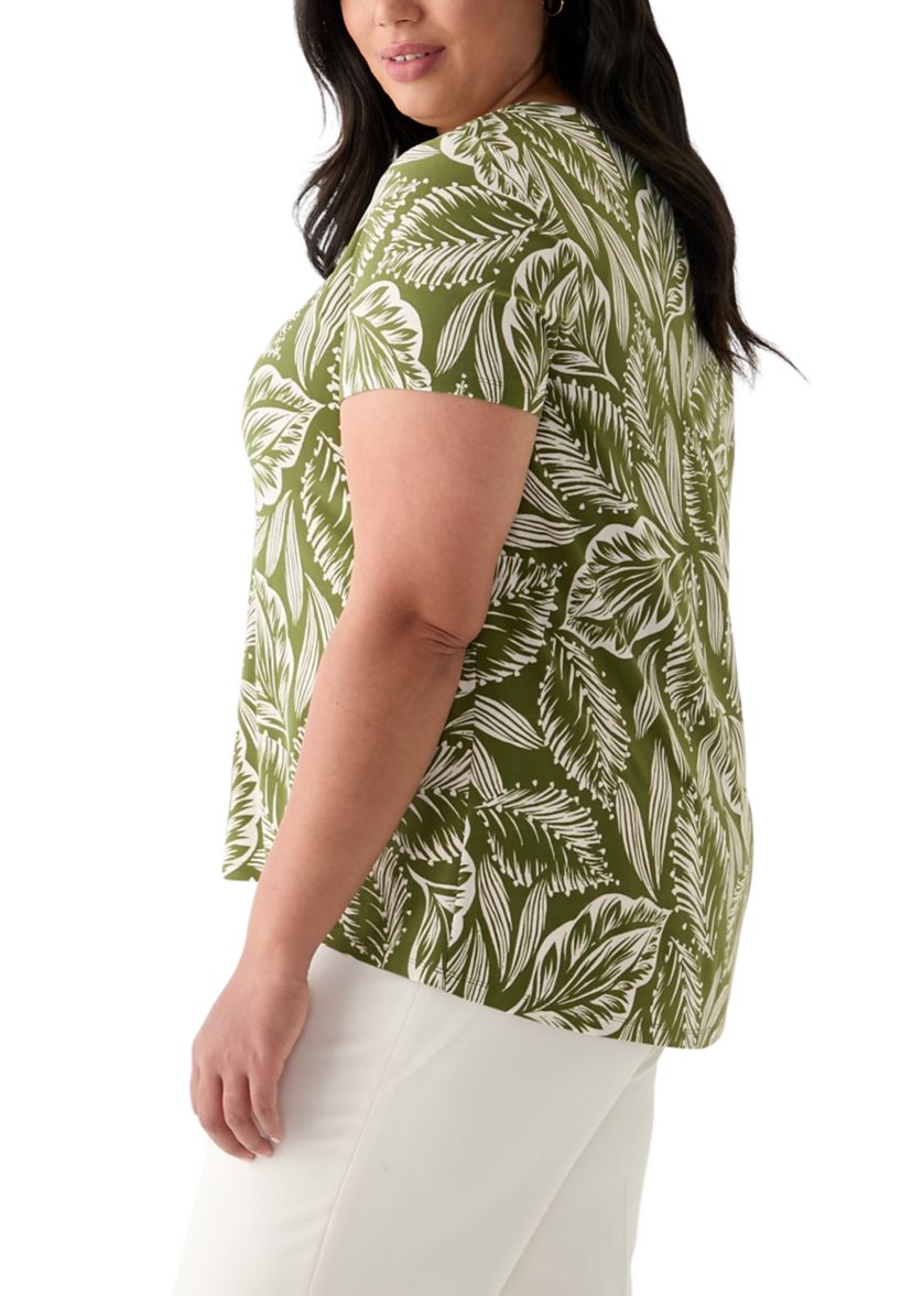Plus Size Sharkbite Tunic