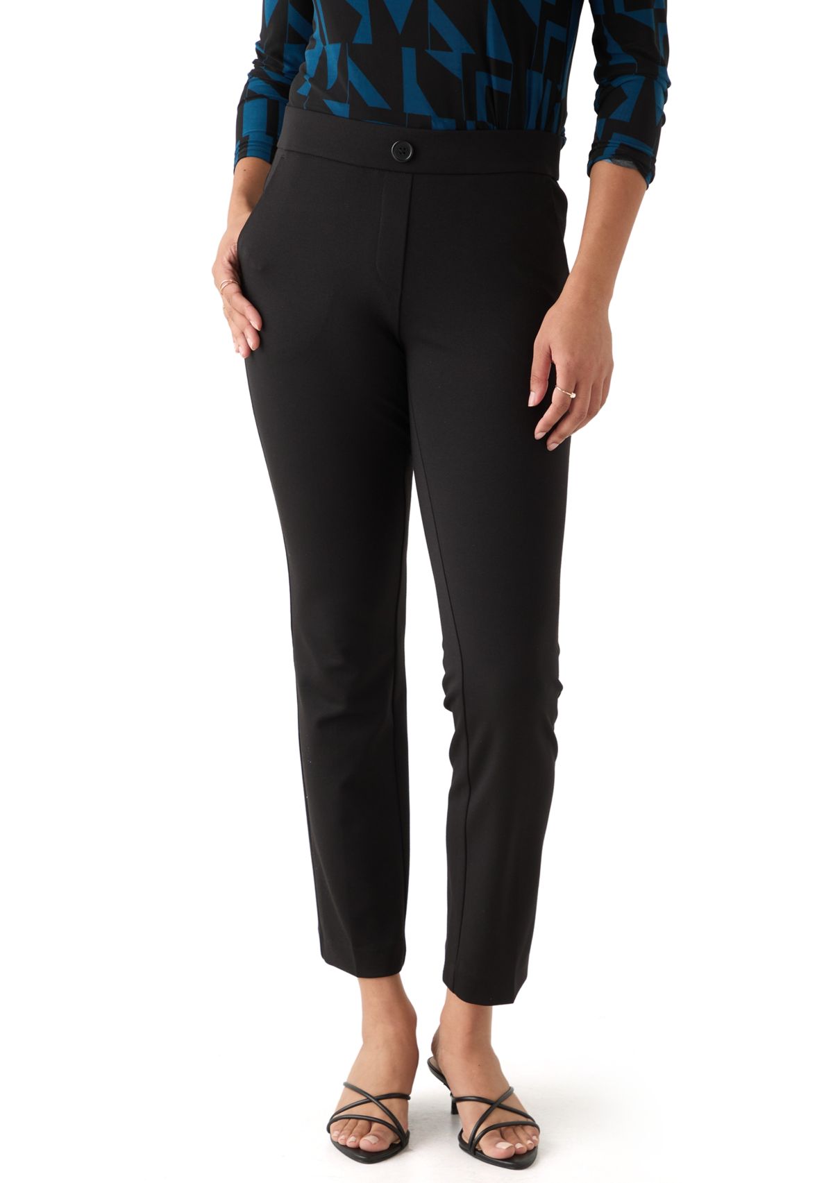 Womens Core Ponte Straight Leg Pants