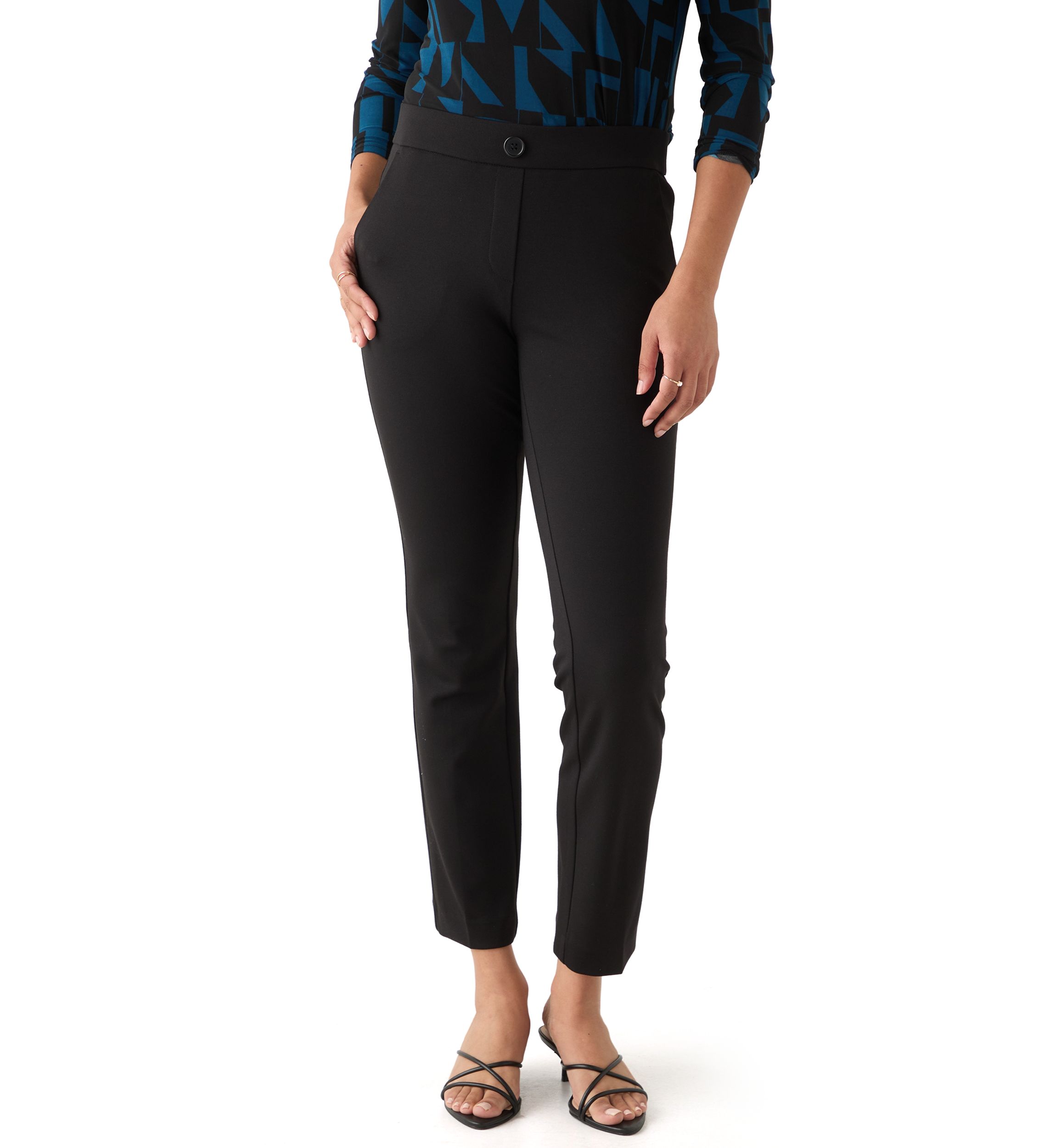 Womens Core Ponte Straight Leg Pants