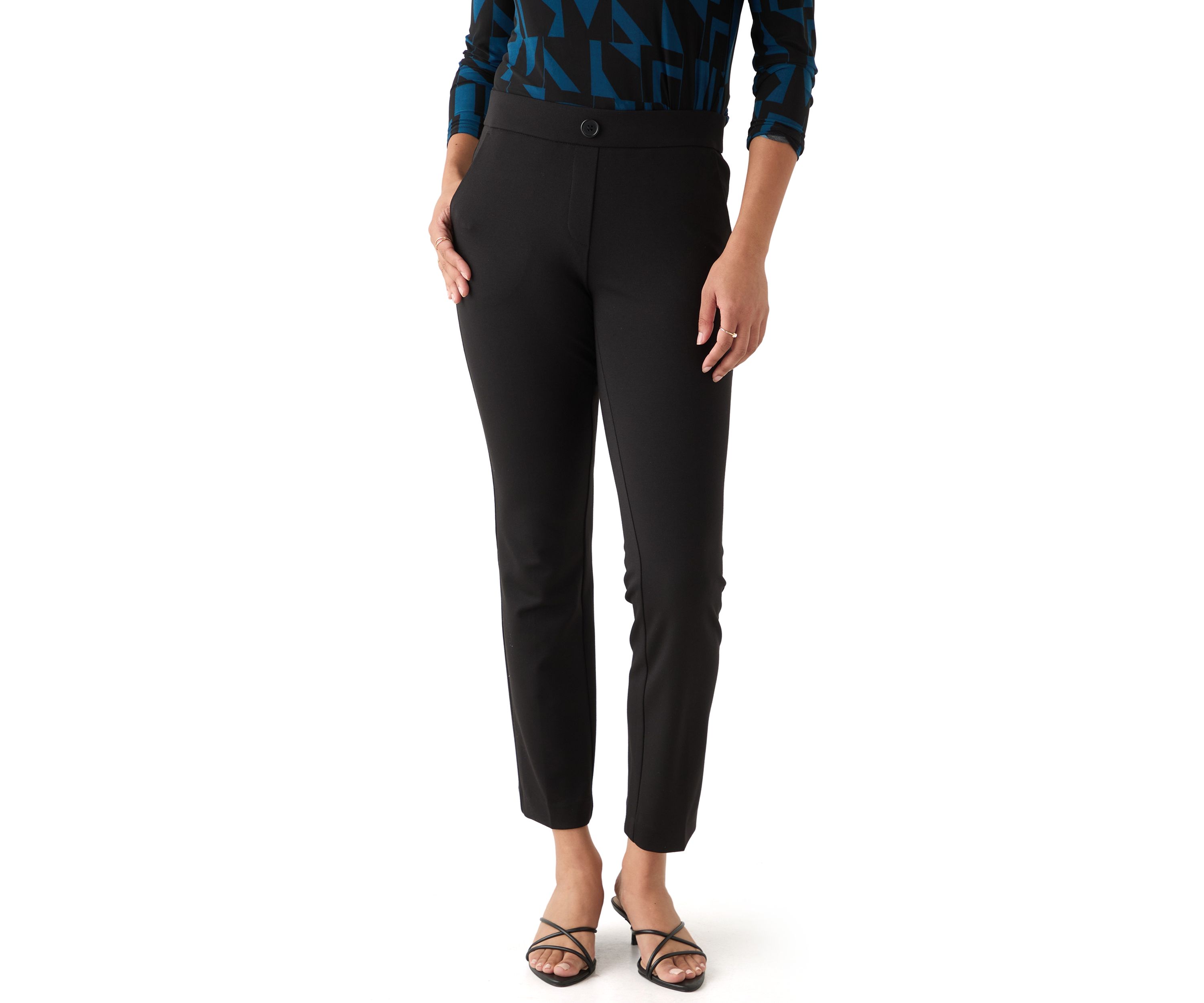 Womens Core Ponte Straight Leg Pants