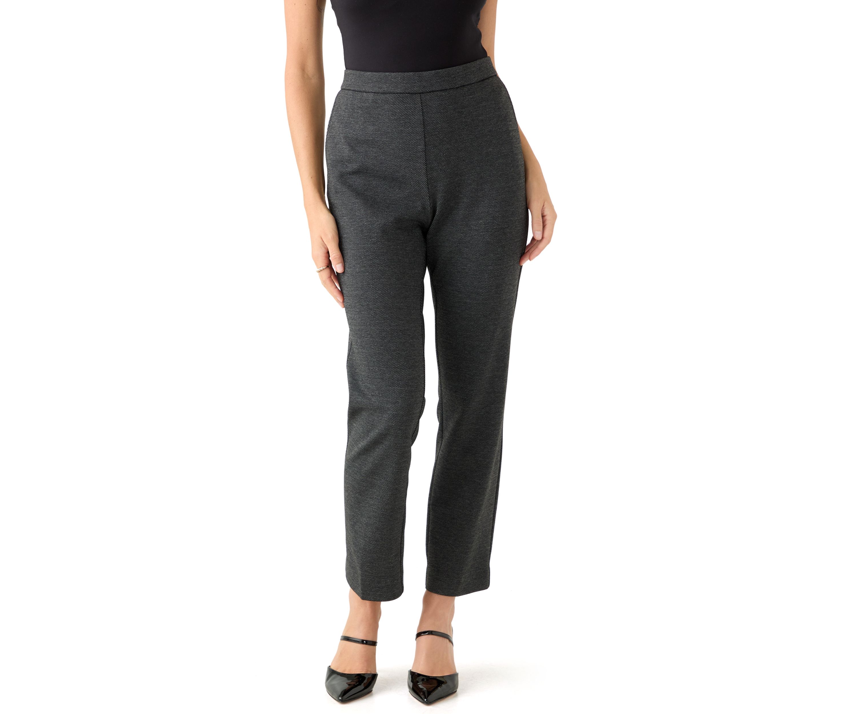 Petite Pull On Slash Pocket Slim Fit Pants