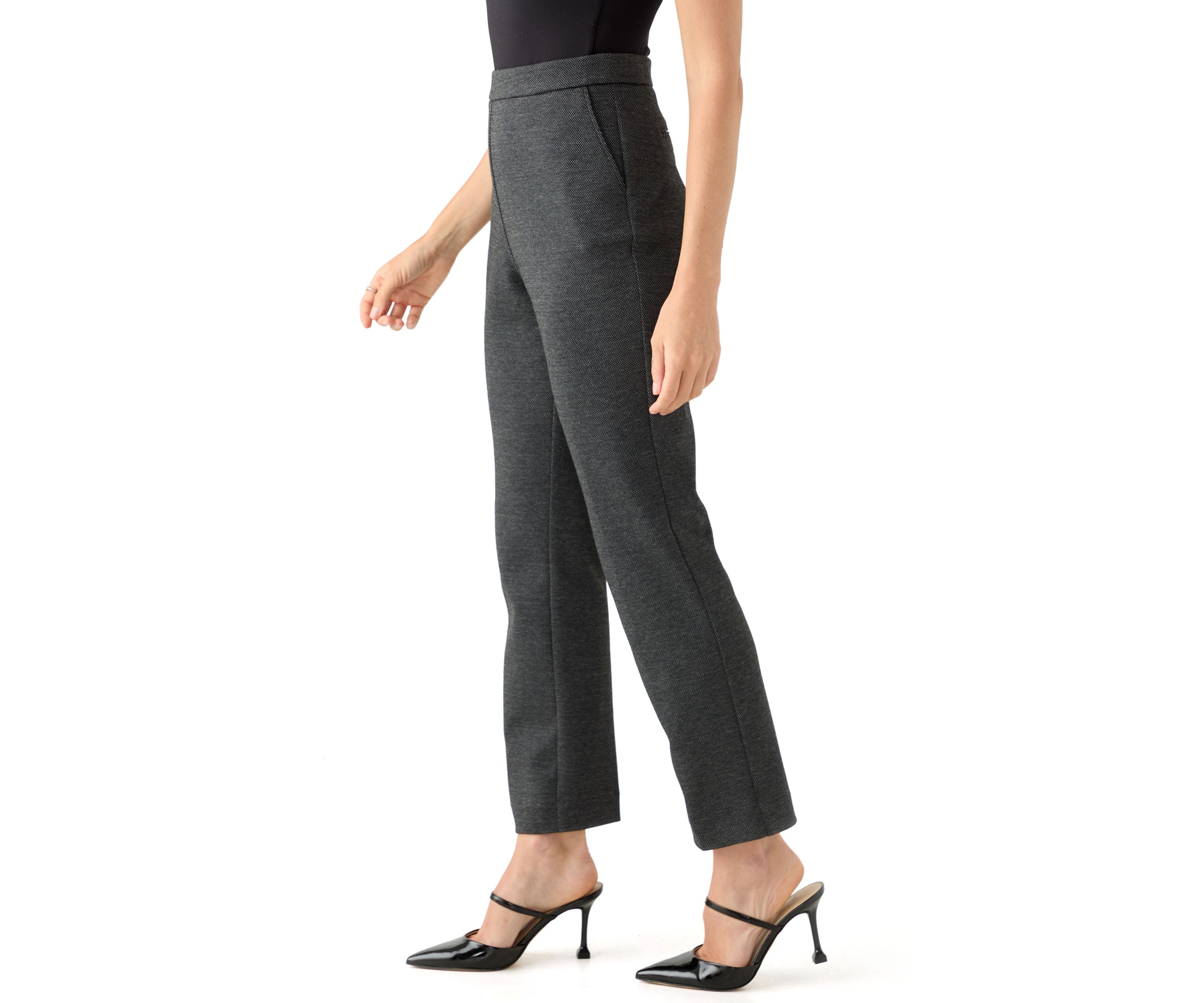 Petite Pull On Slash Pocket Slim Fit Pants
