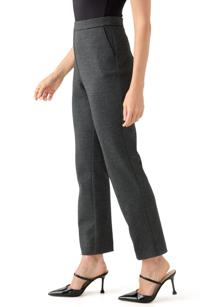 Petite Pull On Slash Pocket Slim Fit Pants
