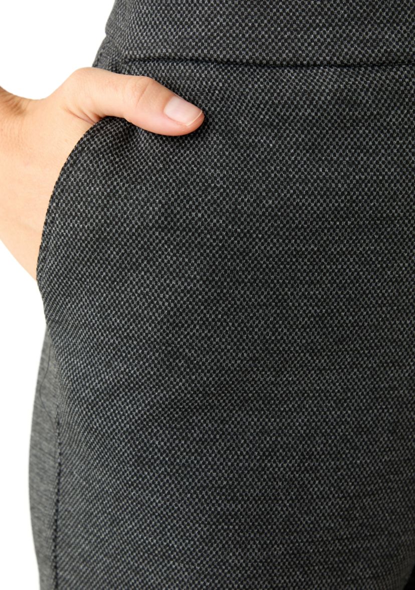Petite Pull On Slash Pocket Slim Fit Pants