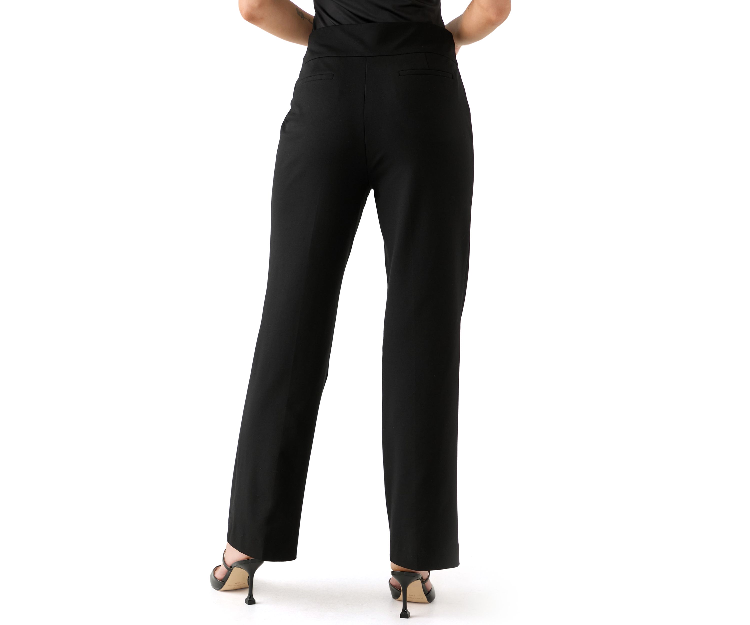 Petite Side Tab Compression Trousers