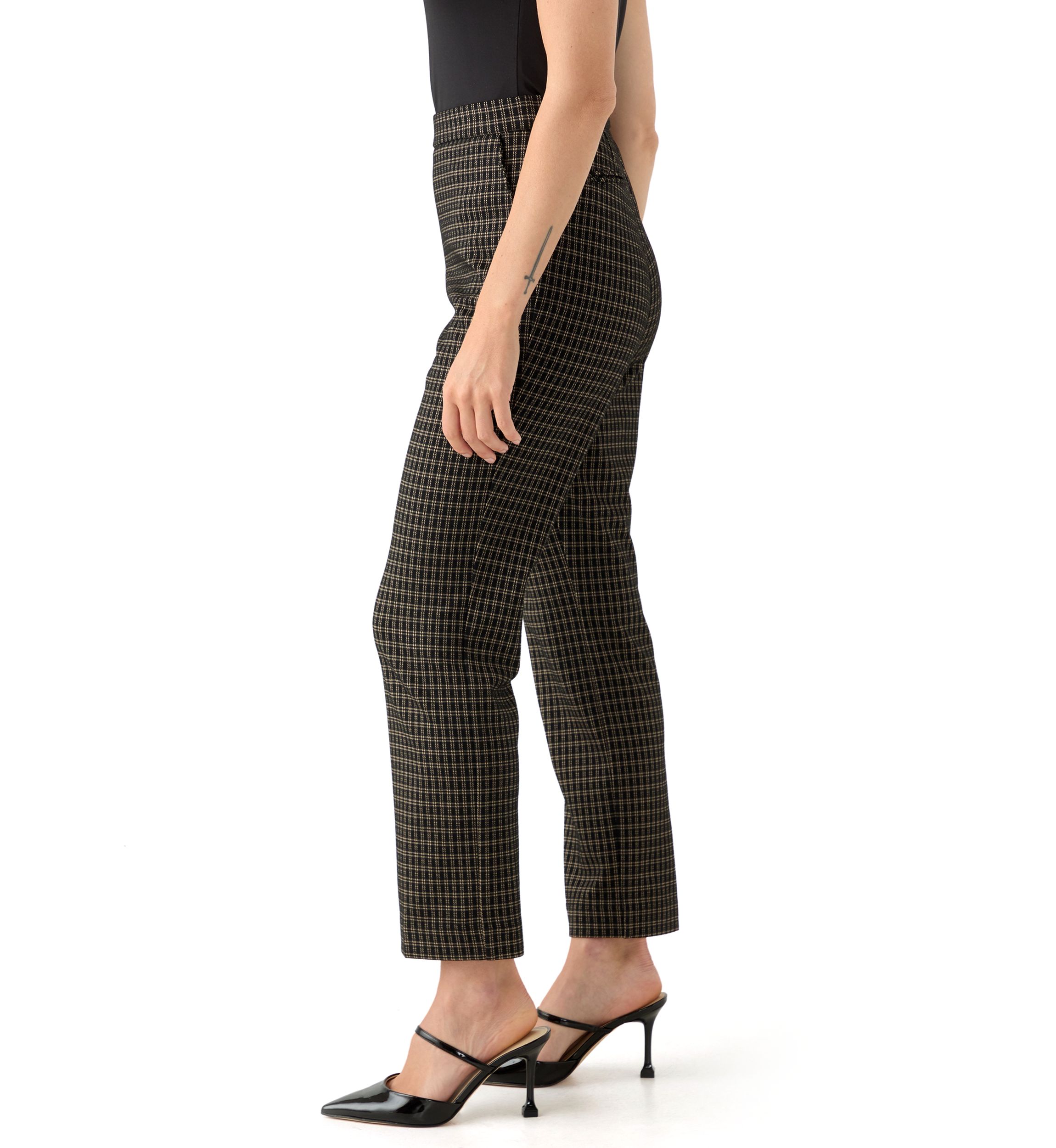 Petite Pull On Slash Pocket Slim Fit Pants