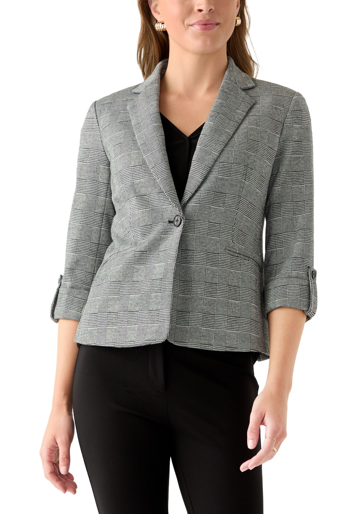 Womens Black White Dove Jacket