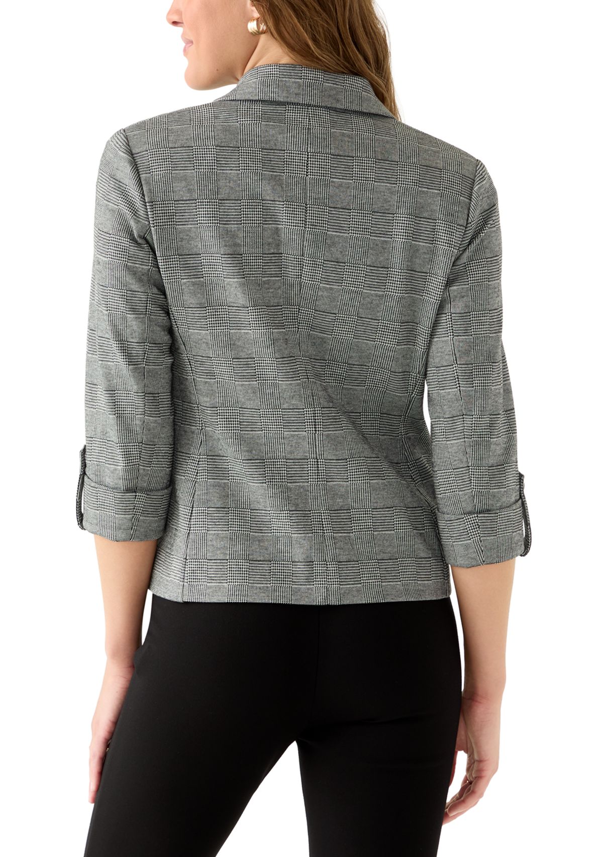 Womens Black White Dove Jacket