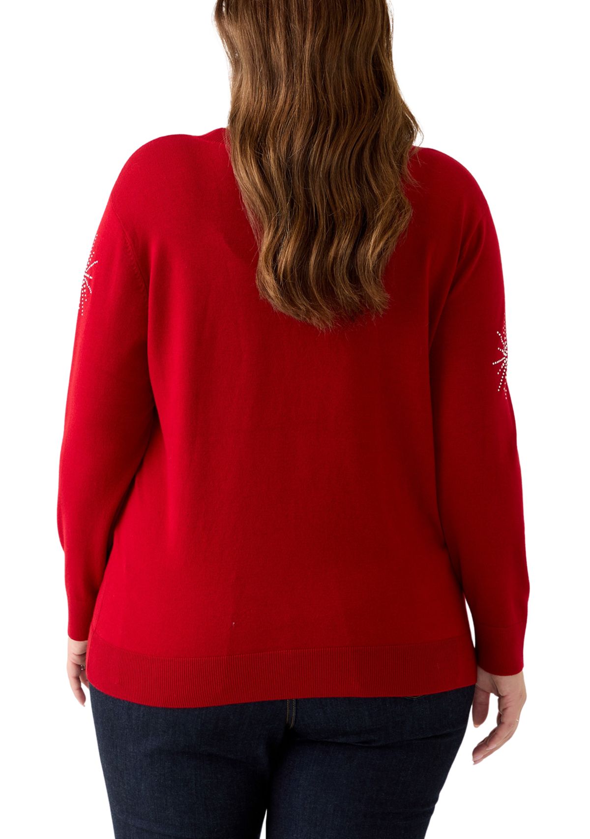 Plus Size Long Sleeve Crew Neck Sweatshirt