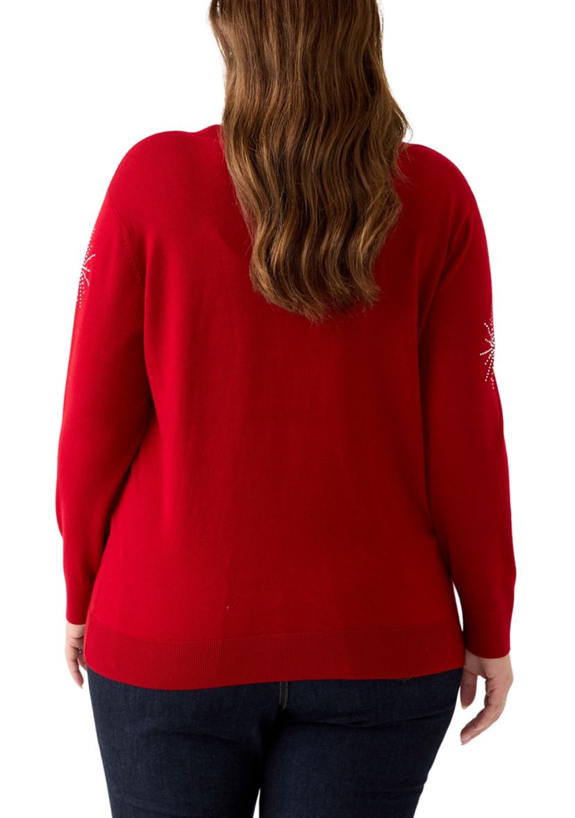Plus Size Long Sleeve Crew Neck Sweatshirt