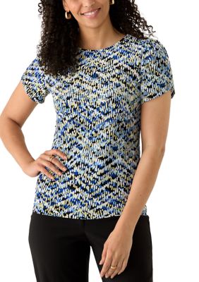 AK Anne Klein Petite Tulip Sleeve Top