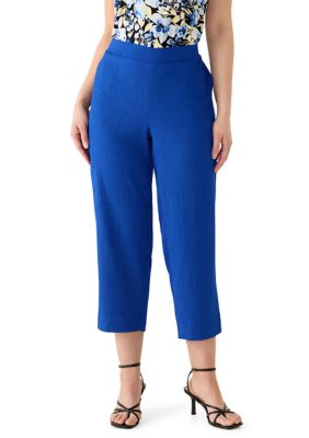 AK Anne Klein Women's Petite Elastic Pants