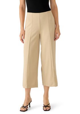 AK Anne Klein Women's Wide Leg Cropped Pants