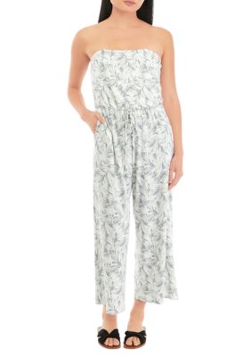 Women's Printed Bandeau Jumpsuit