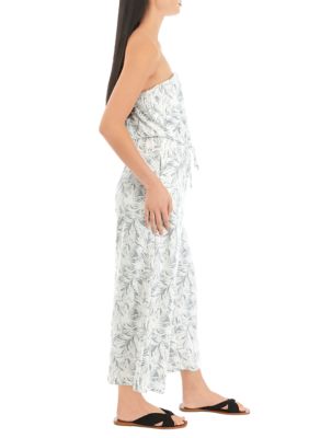 Women's Printed Bandeau Jumpsuit