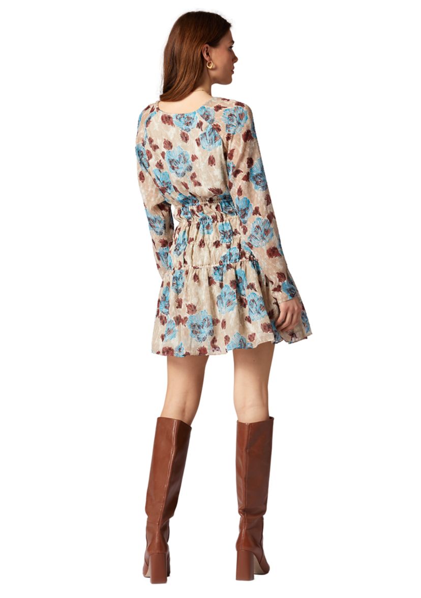 Womens Aminah Silk Tiered Dress