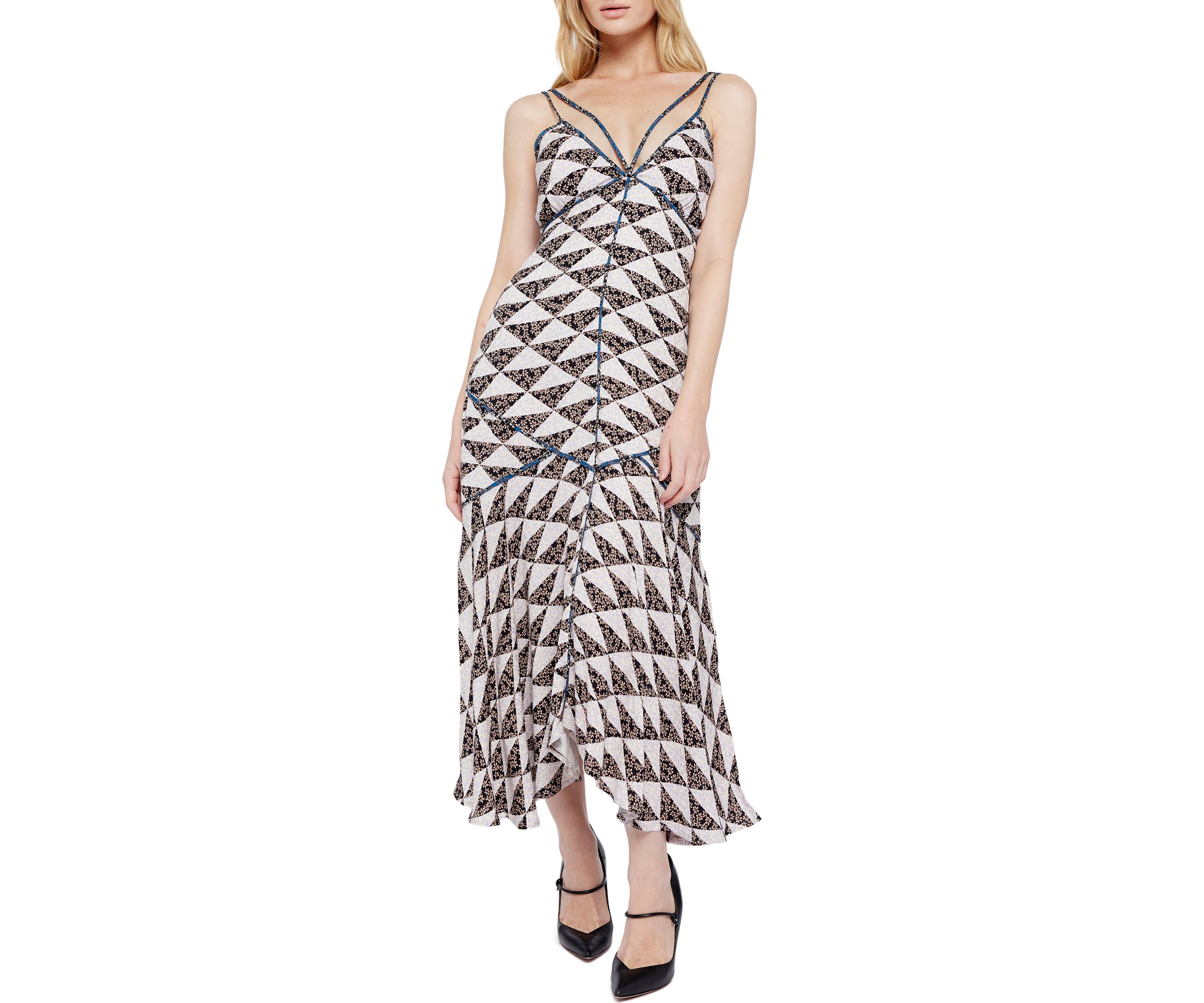 Womens Printed Maxi Dress