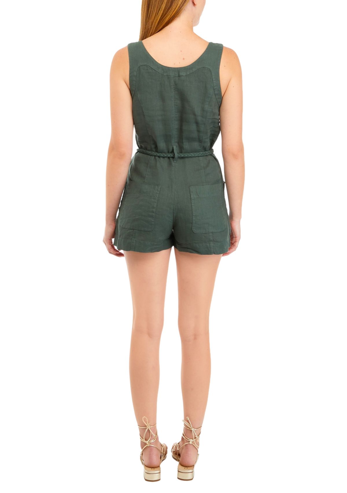 Womens Priya Woven Romper