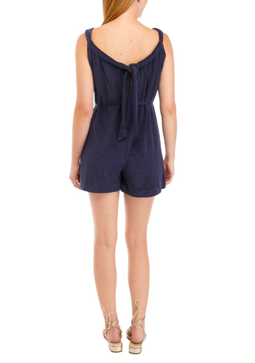 Womens Bear Soft Woven Romper