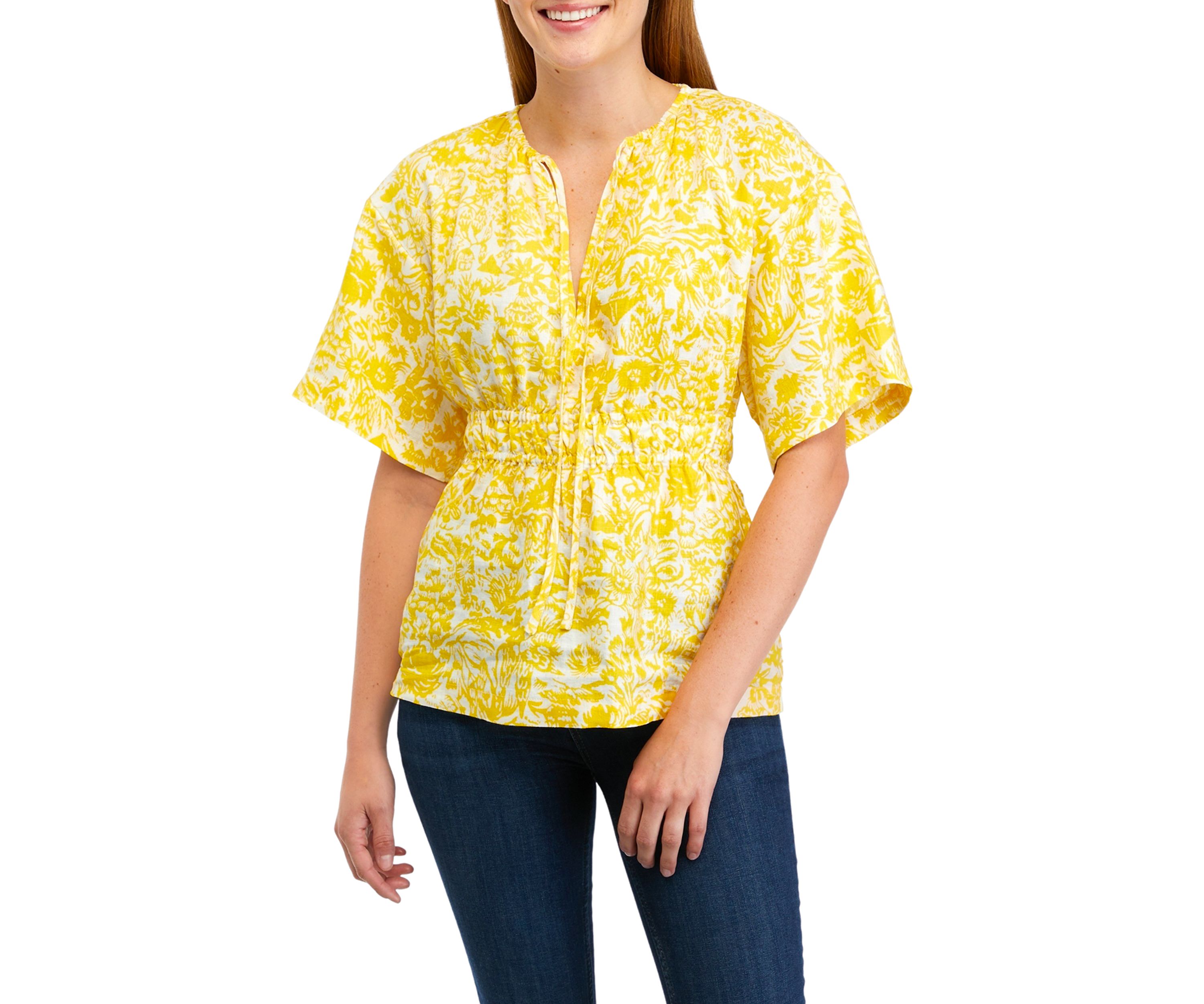 Womens Renae Short Sleeve Blouse
