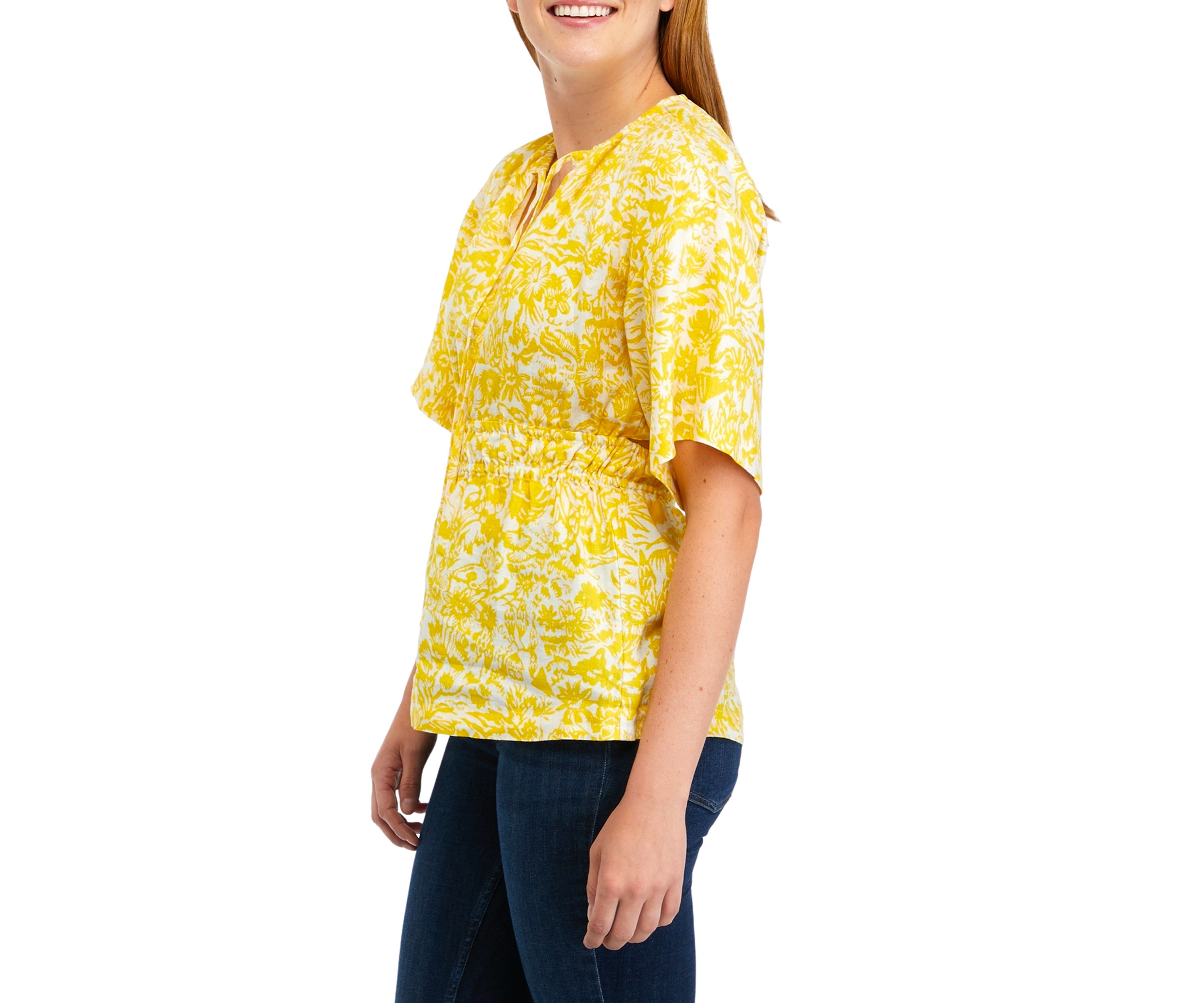 Womens Renae Short Sleeve Blouse