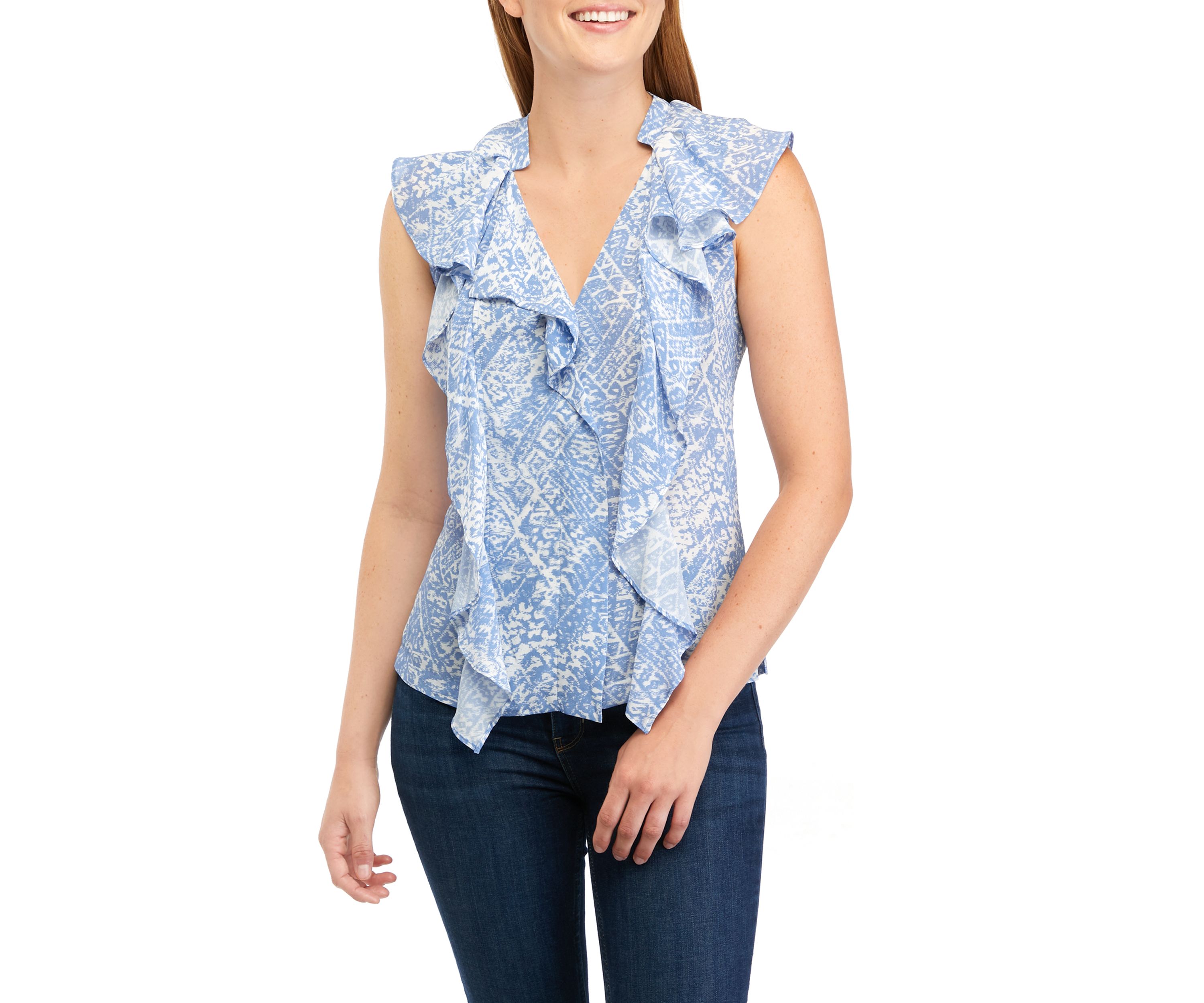 Womens Raquel Short Sleeve Blouse