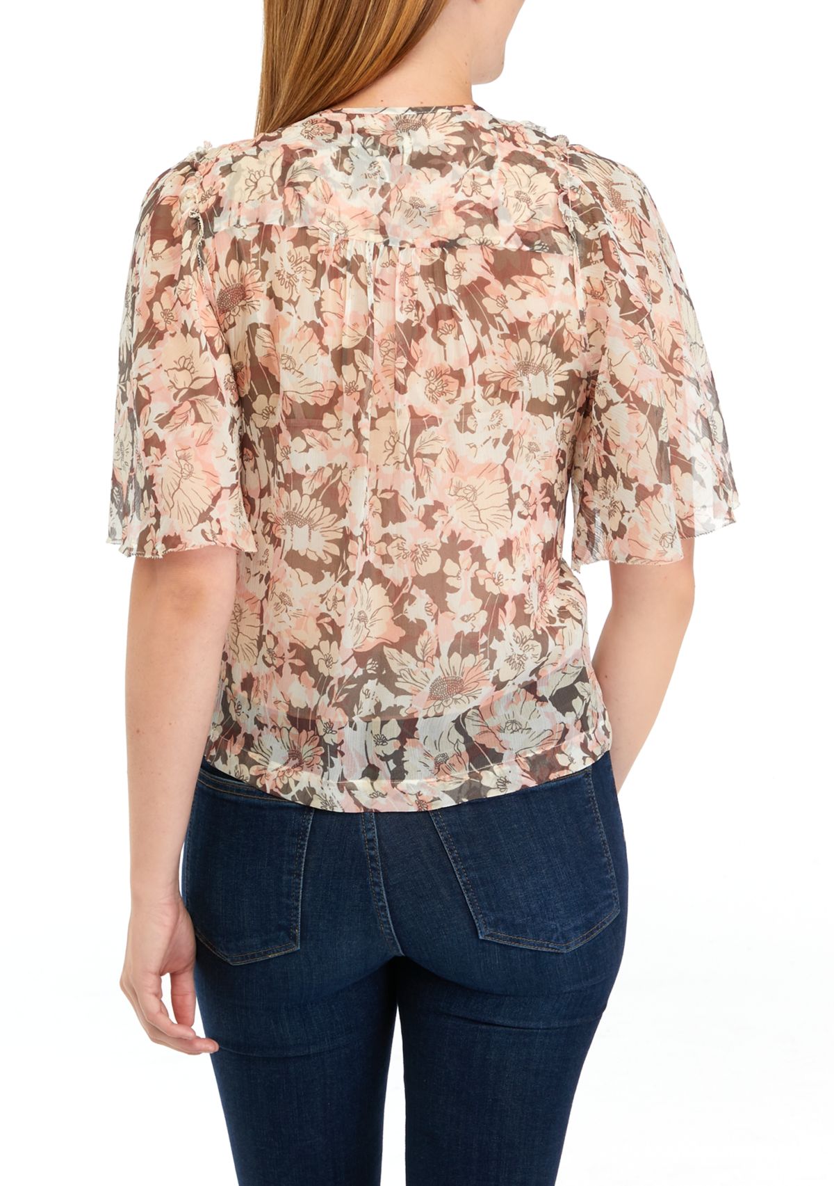 Womens Mikayla Short Sleeve Blouse