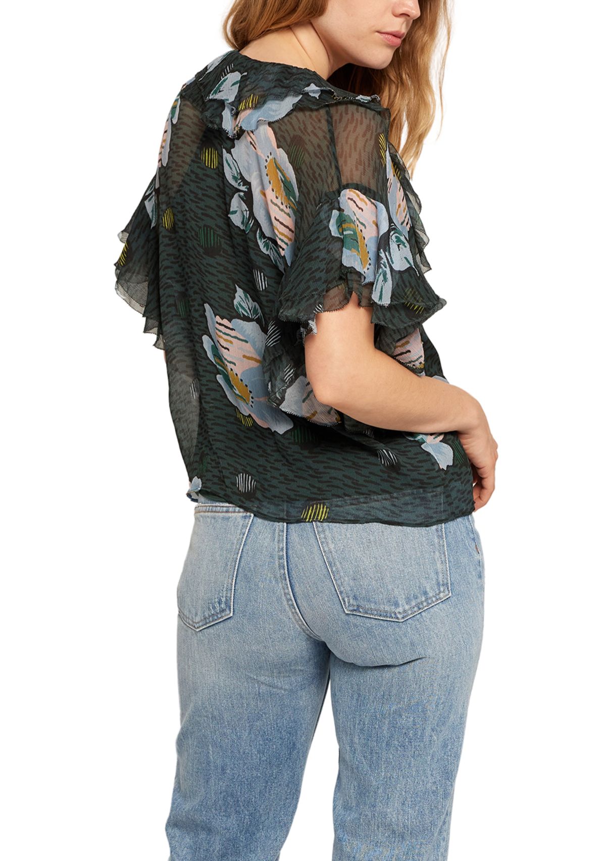 Womens Devon Floral Printed Blouse