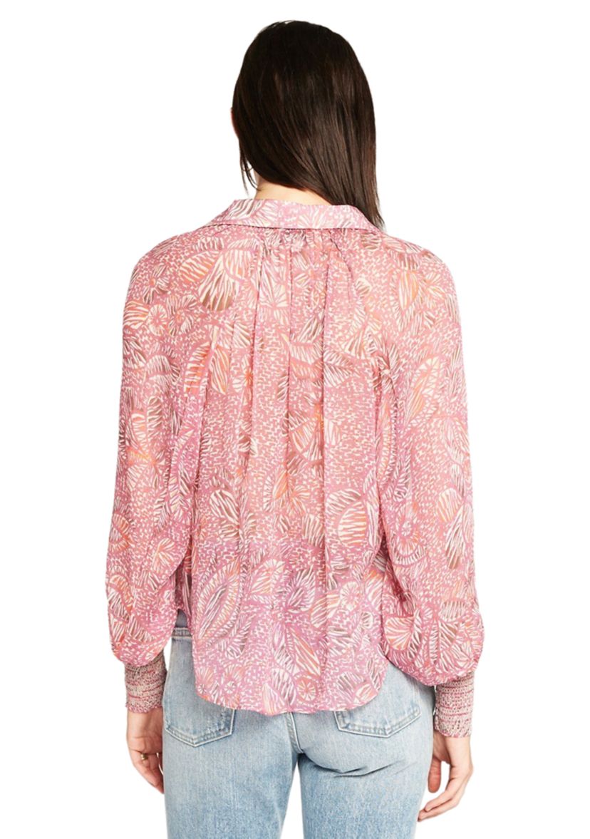Womens Ione Printed Blouse