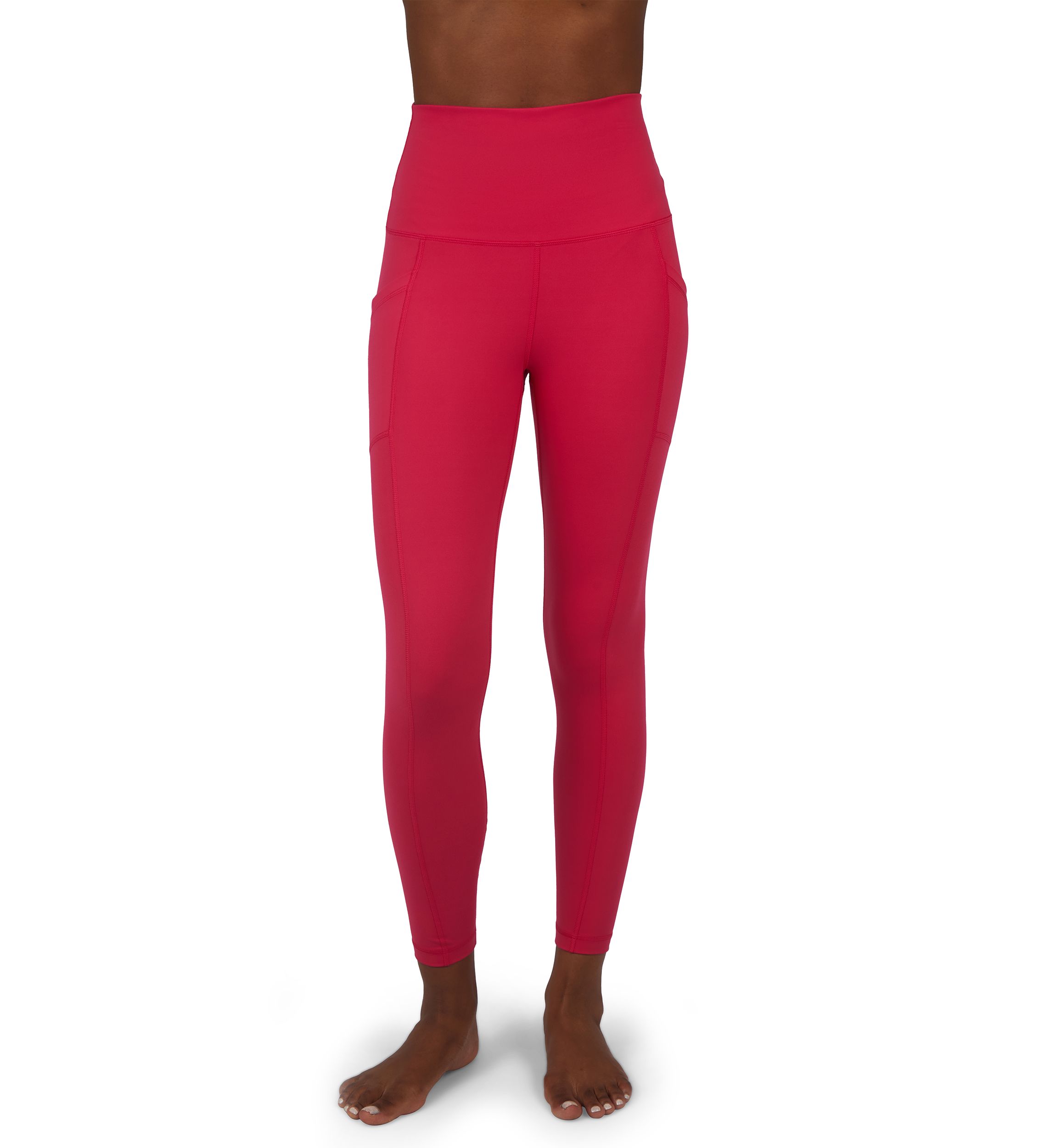 Womens Super High Rise Lux Tribeca Ankle Leggings with Side Pocket