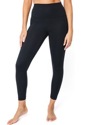Yogalicious by Reflex Women's Powerlux High Waist Ankle Legging With Side  Pocket