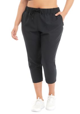 90 Degree By Reflex Womens Citylite Expedition Travel Capri, - Black - Large