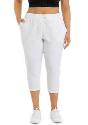 Yogalicious Women's Plus Size Citylite Expedition Travel Capri Pants, 3X