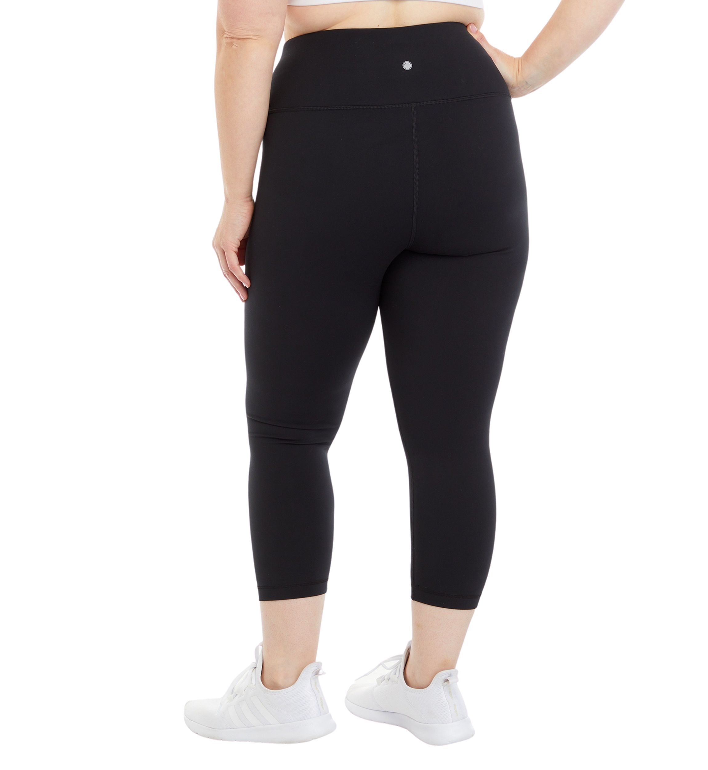 Plus Size High Rise Interlock Cropped Leggings