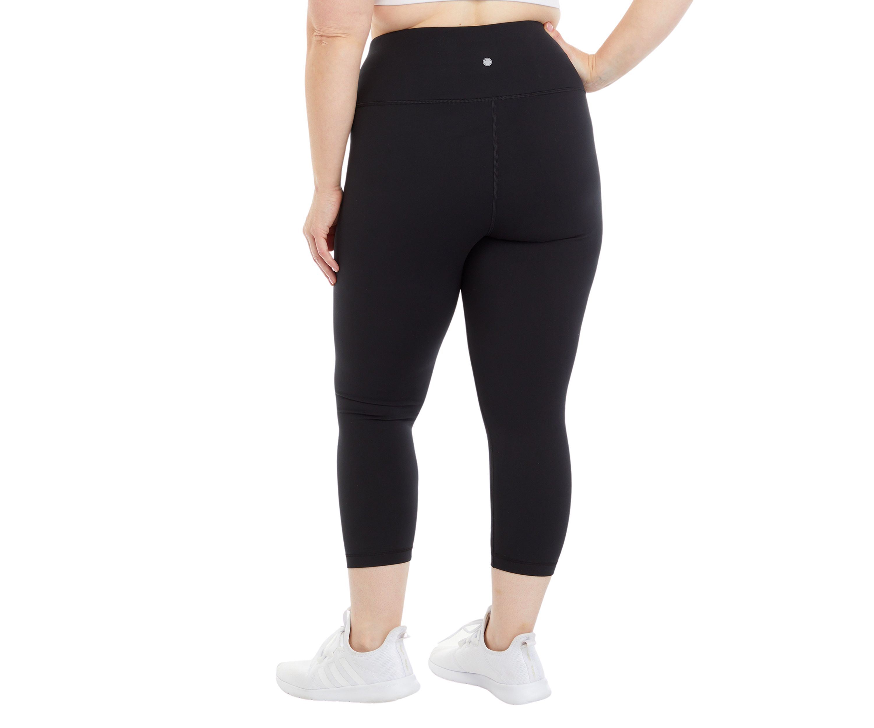 Plus Size High Rise Interlock Cropped Leggings