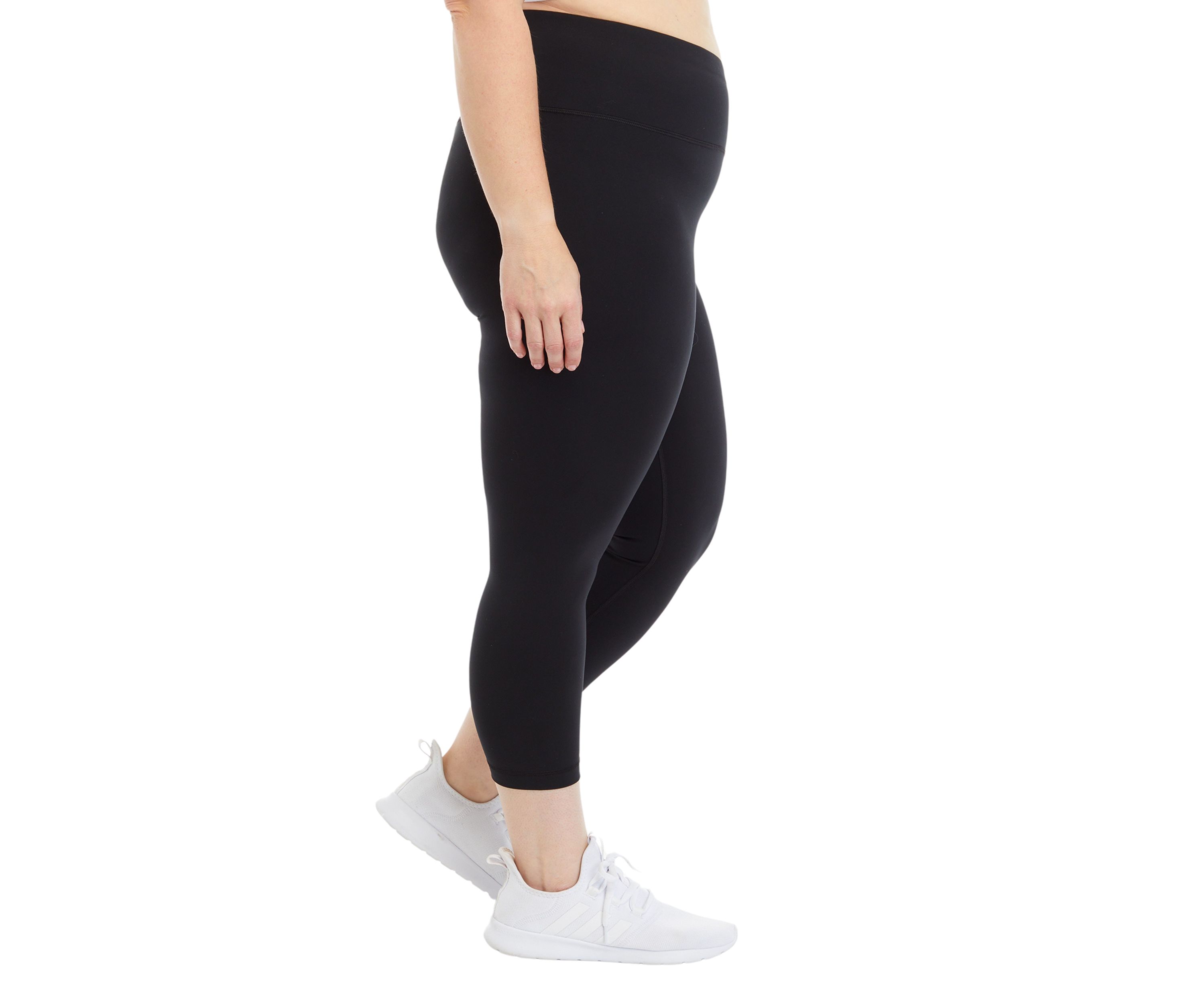 Plus Size High Rise Interlock Cropped Leggings