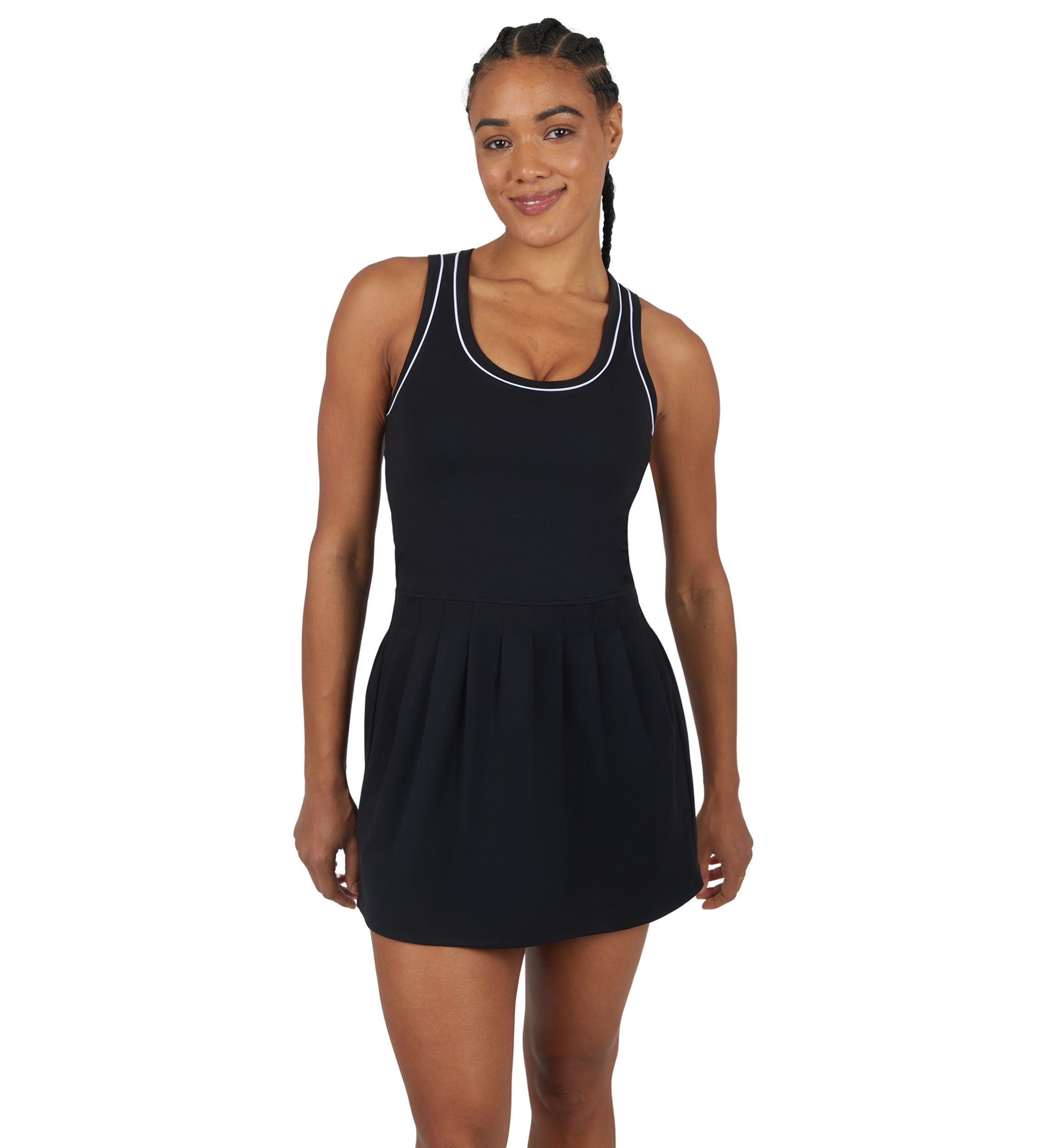 Womens Airlux Pleated Tennis Swing Dress