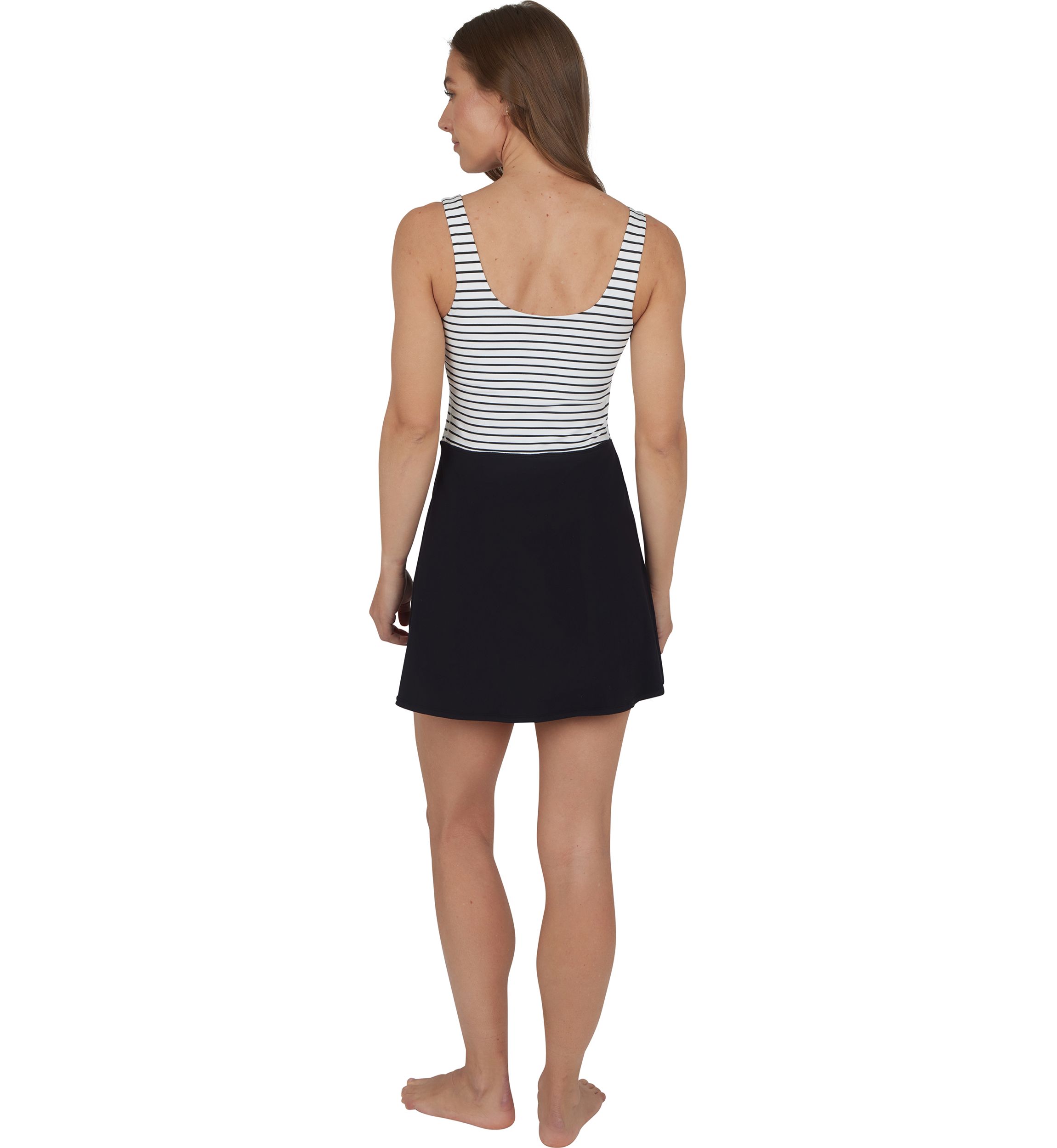 Mude Tech Double Stripe T-Shirt Dress