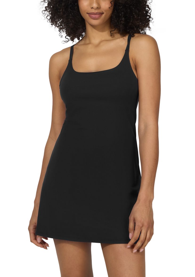 Yogalicious Women's Lux Dress with Adjustable Straps & Shorts | Belk