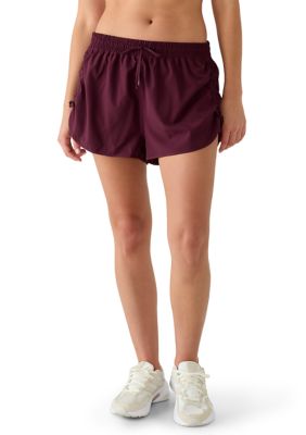 90 Degree by Reflex Women's Drawstring Active Shorts, Large
