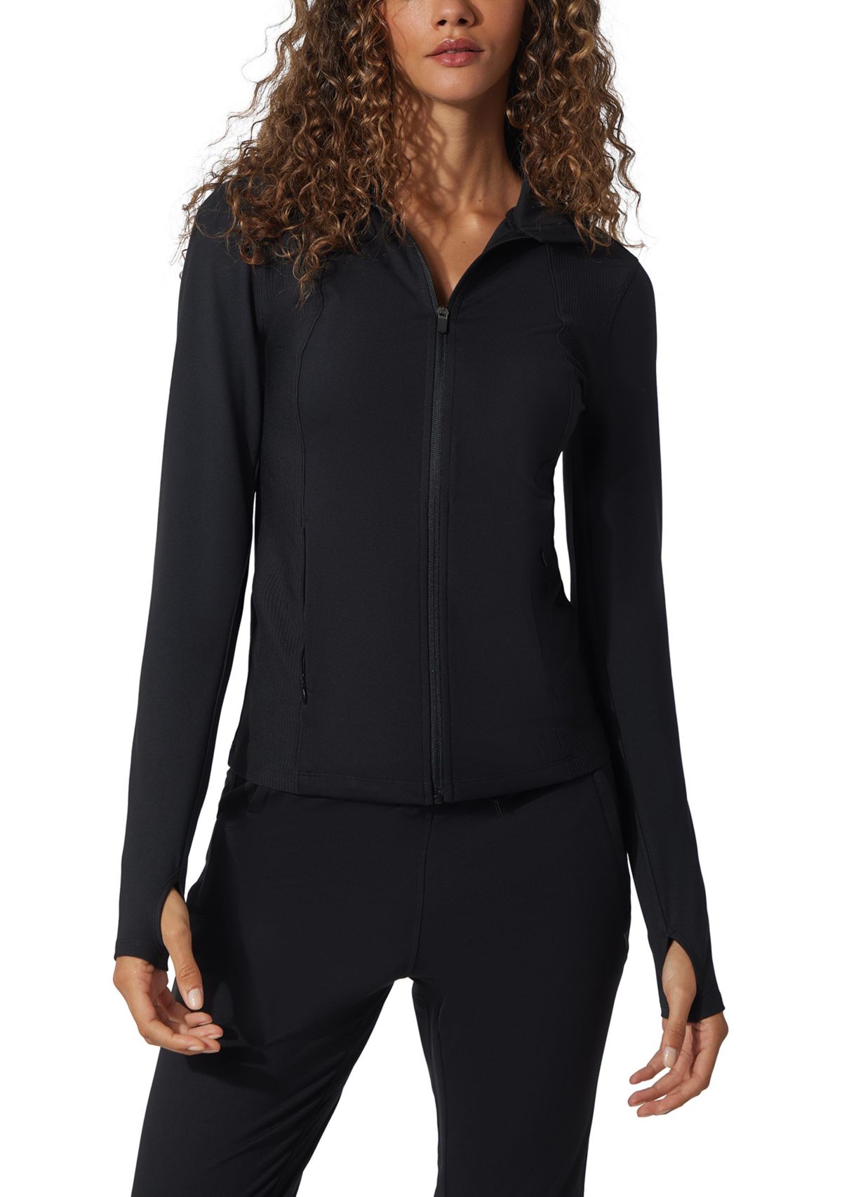 Luxe Pro Element Full Zip Ribbed Jacket 