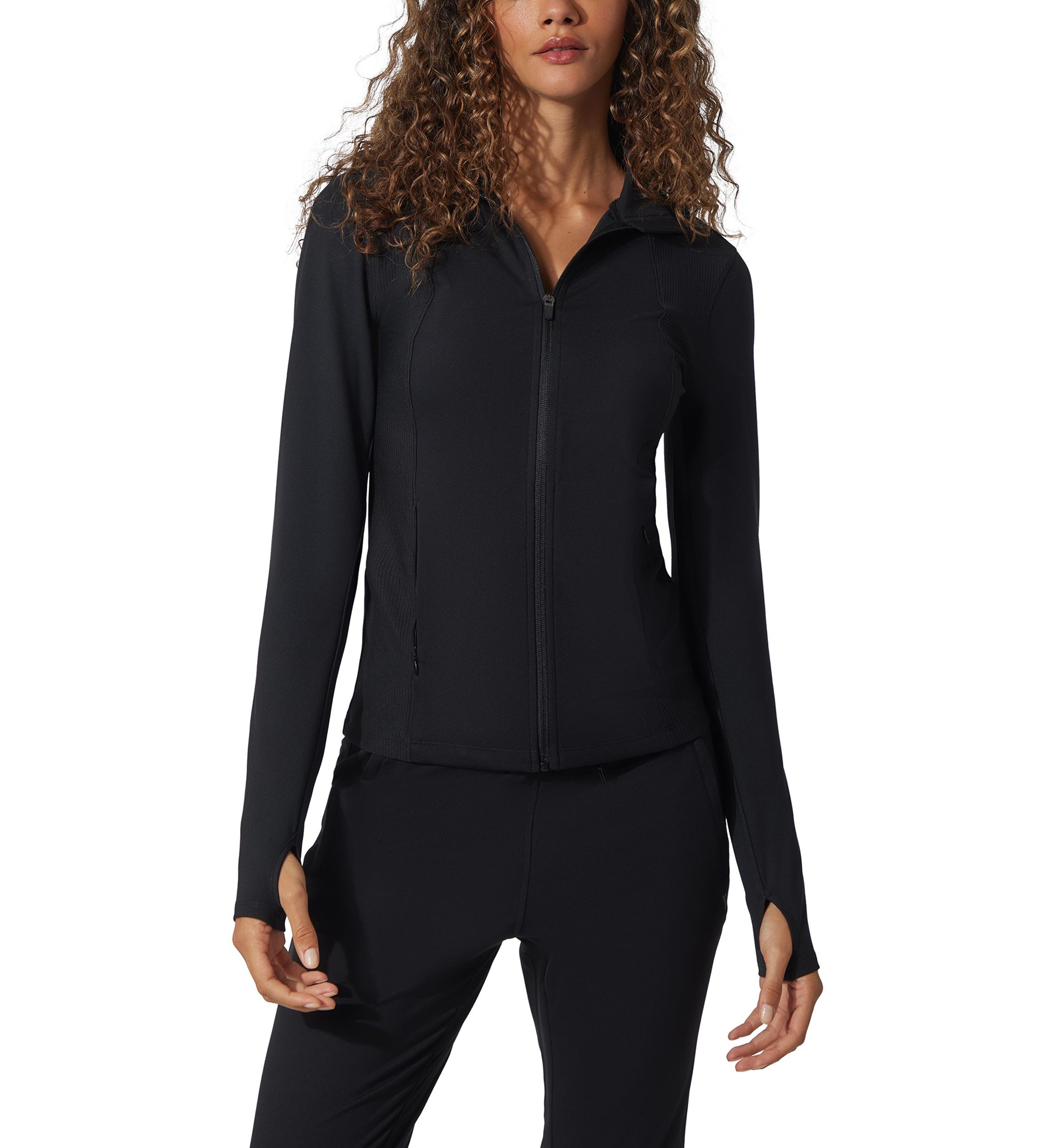 Luxe Pro Element Full Zip Ribbed Jacket 