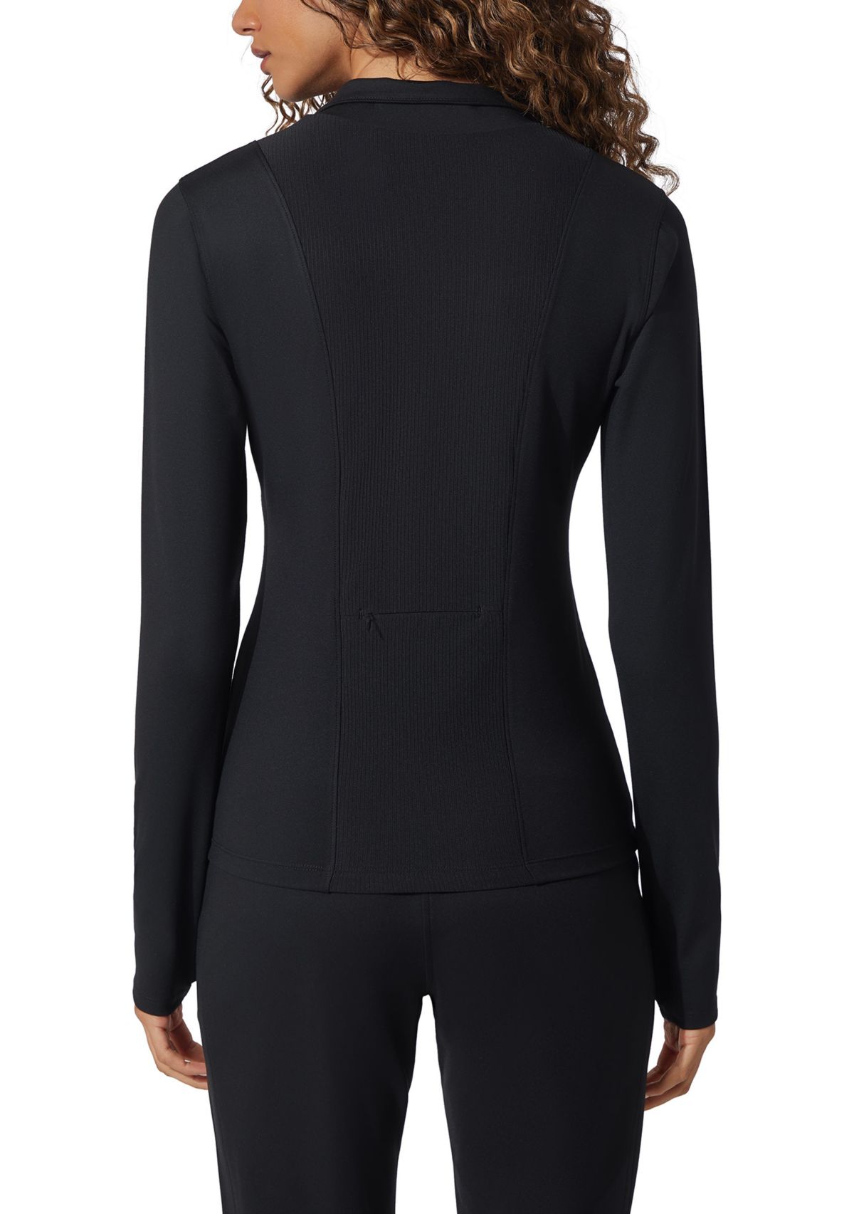 Luxe Pro Element Full Zip Ribbed Jacket 