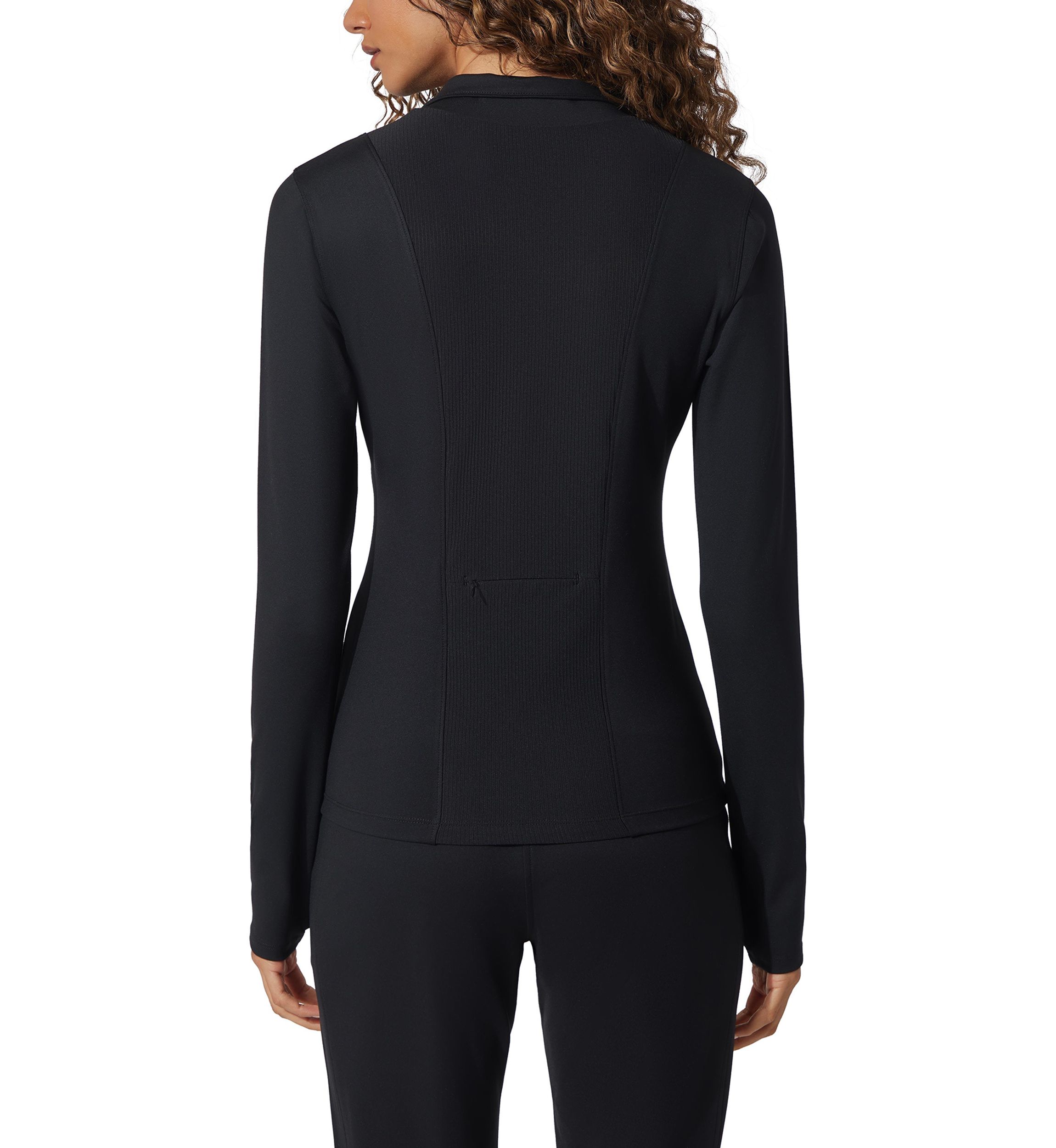 Luxe Pro Element Full Zip Ribbed Jacket 