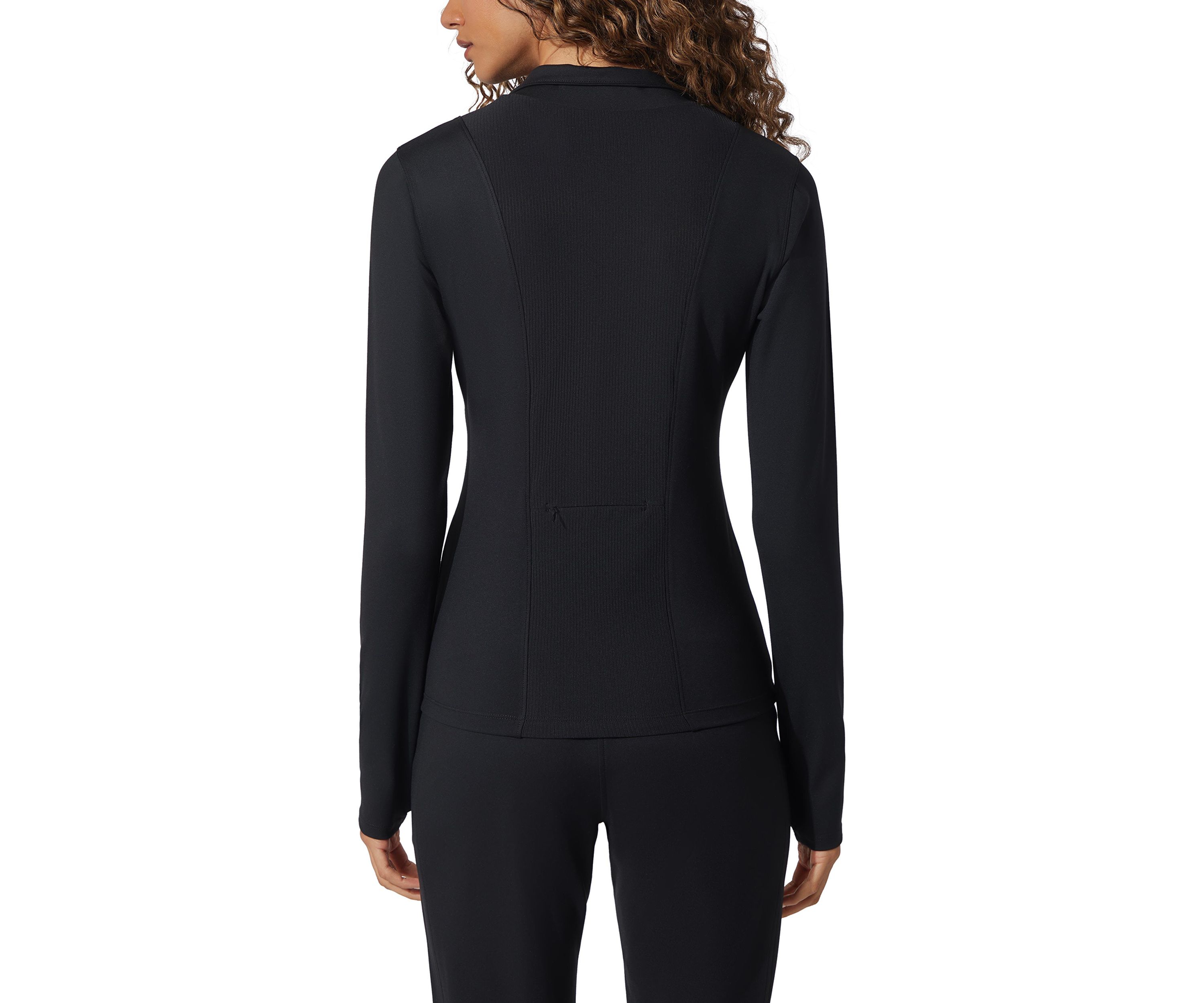 Luxe Pro Element Full Zip Ribbed Jacket 
