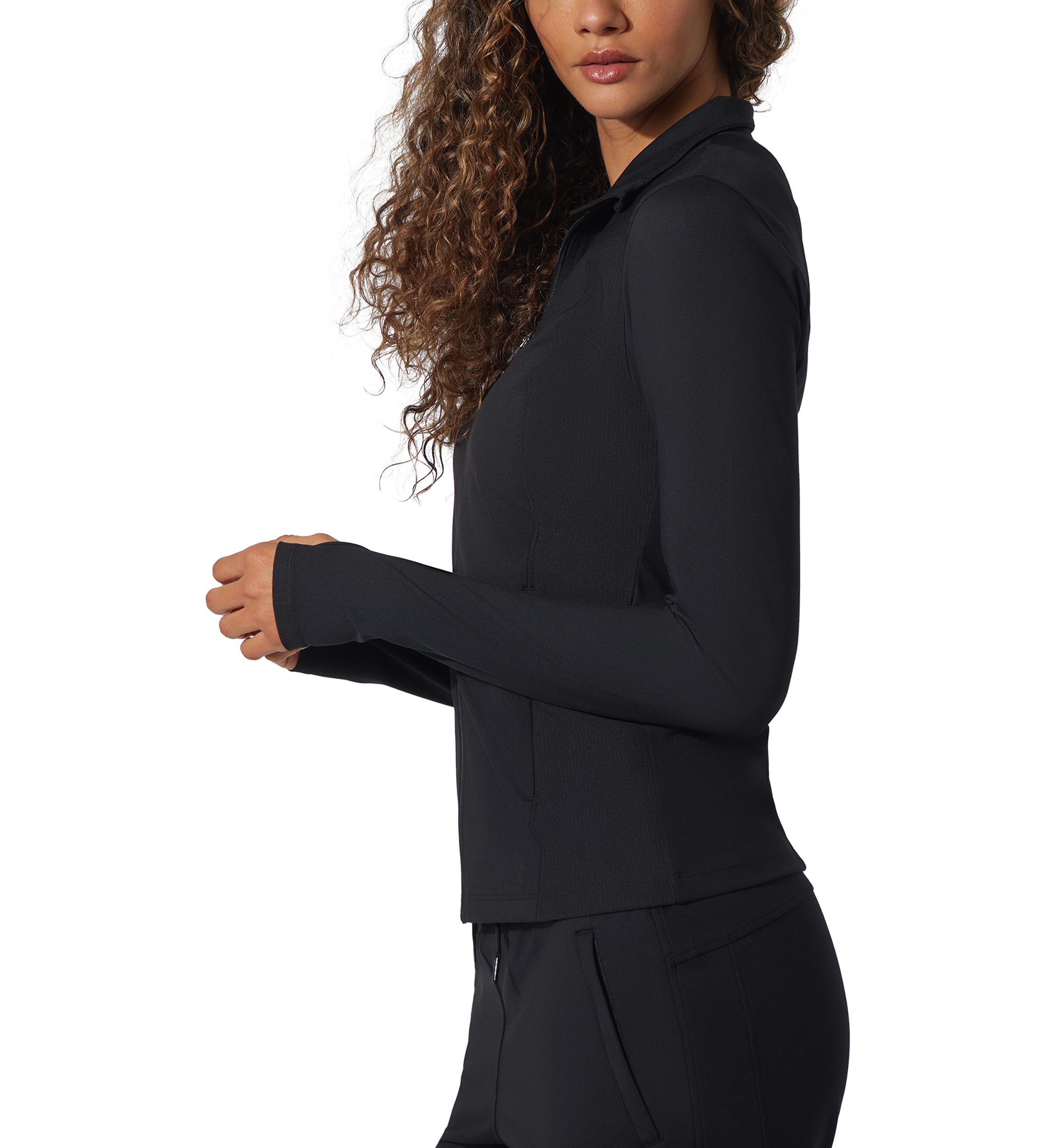 Luxe Pro Element Full Zip Ribbed Jacket 