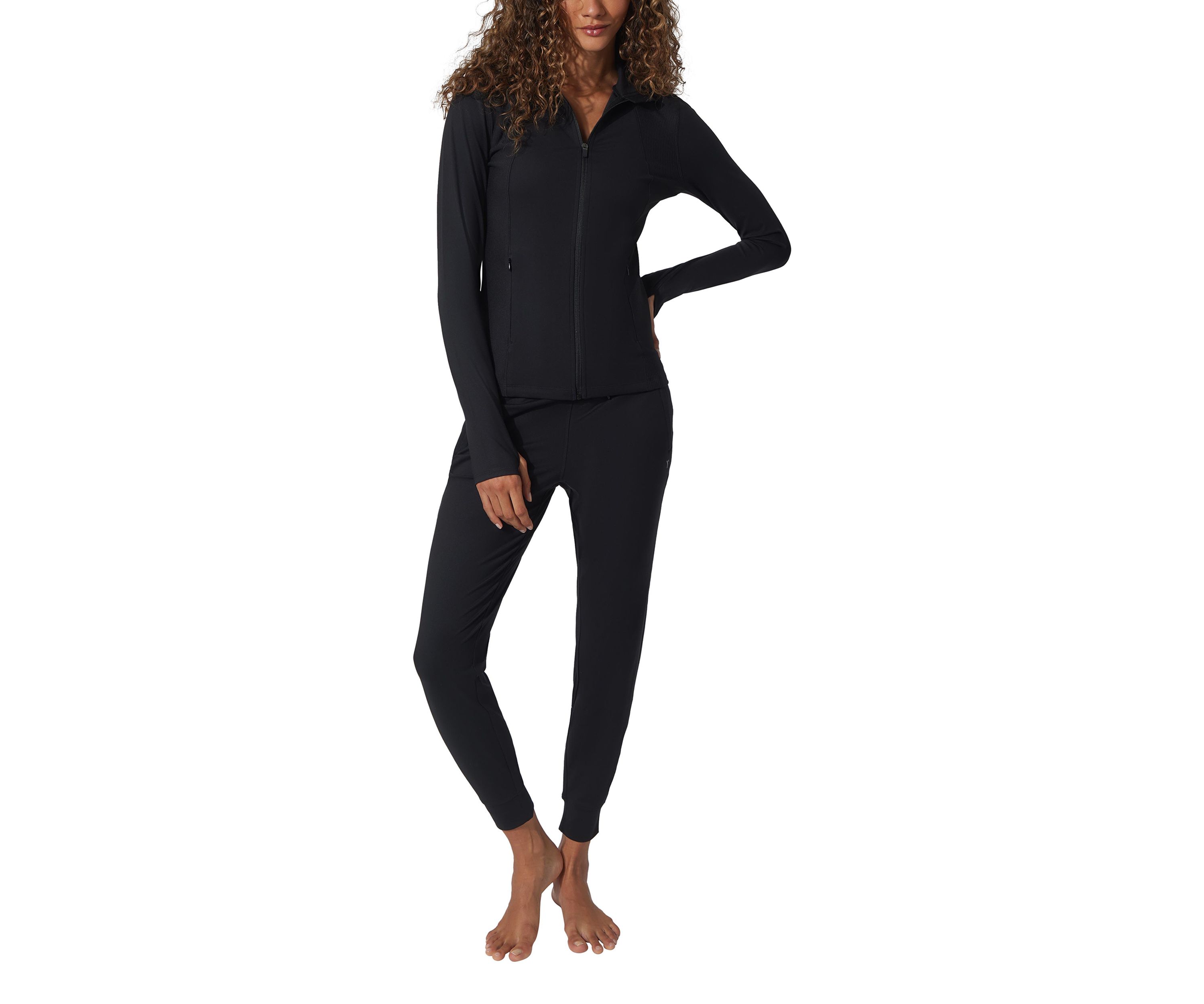 Luxe Pro Element Full Zip Ribbed Jacket 