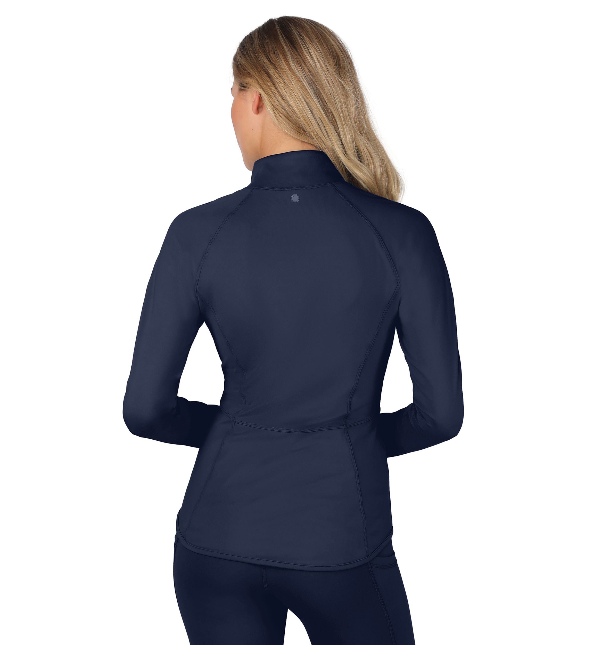 Womens Lux Rebel Flare Bottom Full Zip Jacket